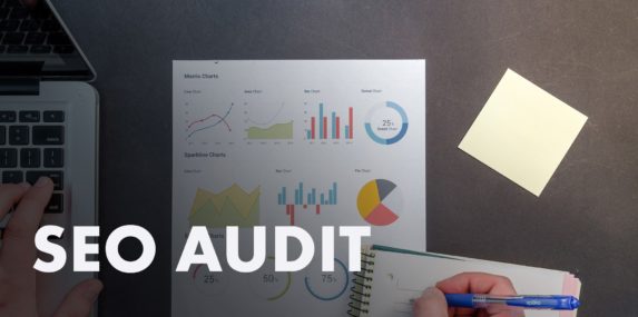 SEO Audit (photo of analytics dashboard graphs)