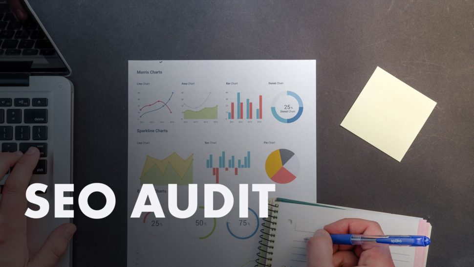 SEO Audit (photo of analytics dashboard graphs)