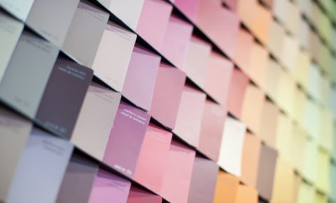 Display of paint colors