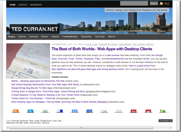 TedCurran.net screenshot