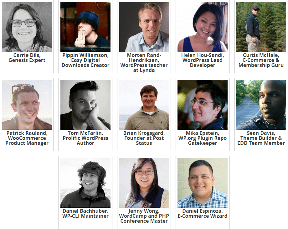 13 WordPress developers interviewed for the Up and Running with WordPress book/video