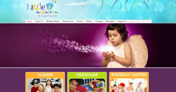 Screenshot of Little Imaginarium website