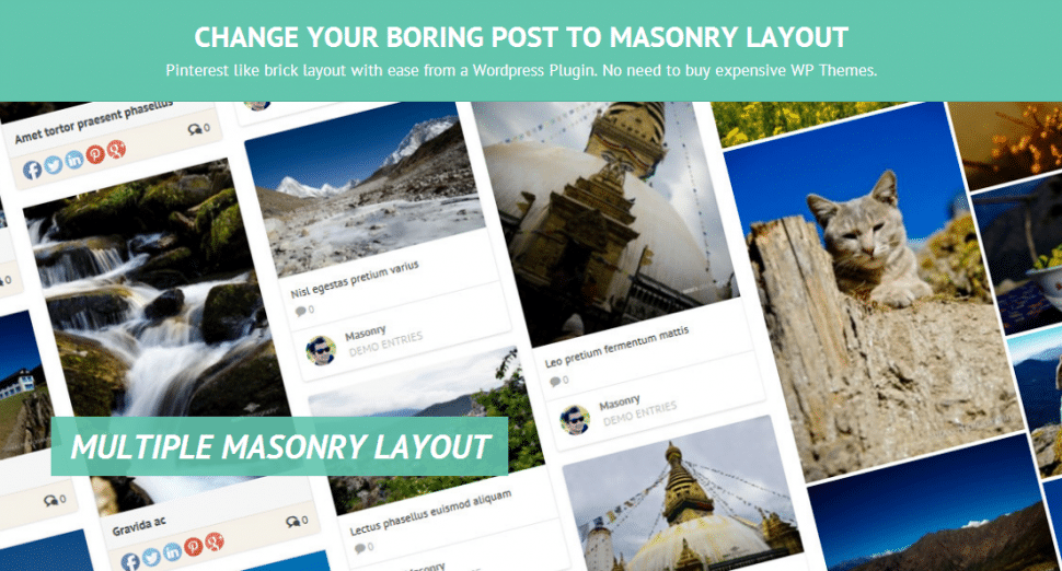 post masonry layout plugin screen capture